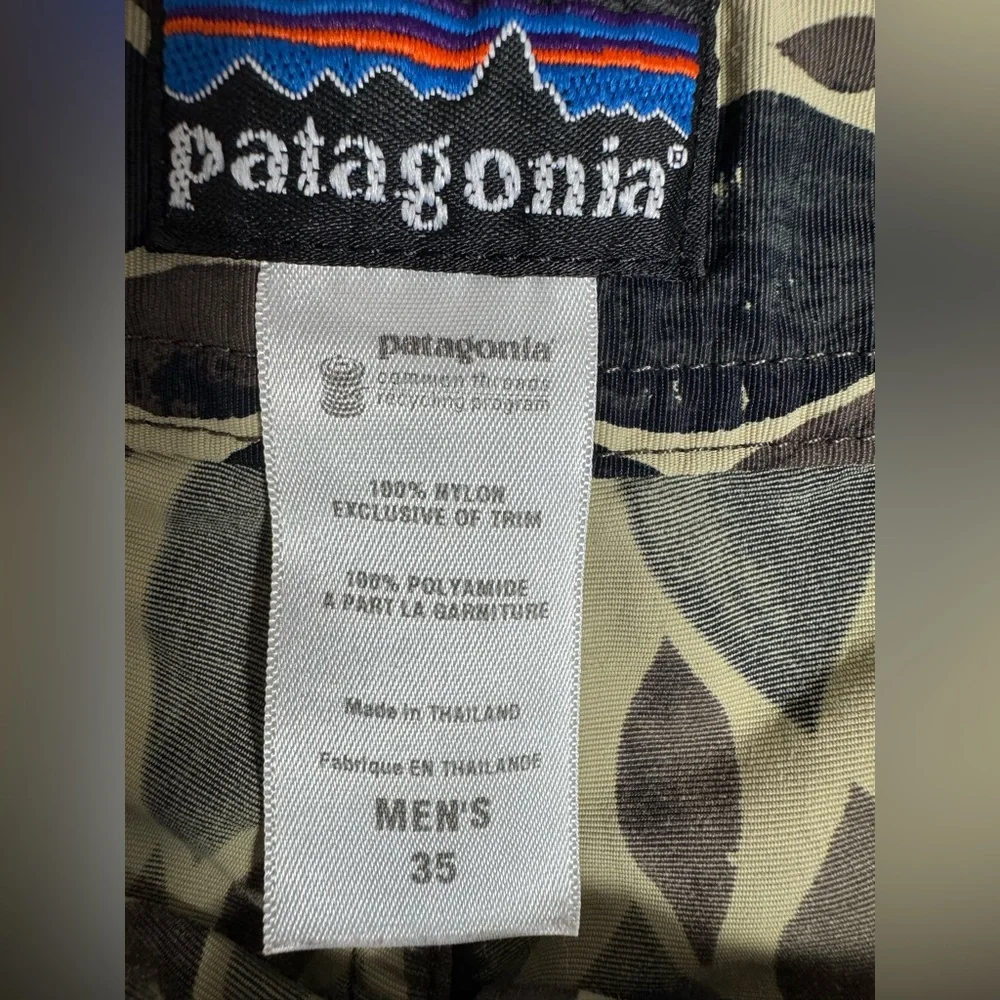 Patagonia Mens Wavefarer Unlined Nylon Board Shorts Surf Swim Trunk Outdoor‎ 35